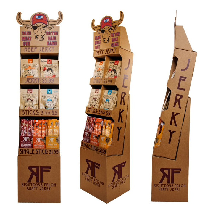 Jerky & Stick Combo Shipper Display