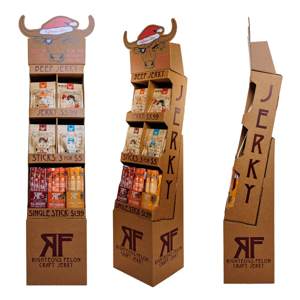 Jerky & Stick Combo Shipper Display