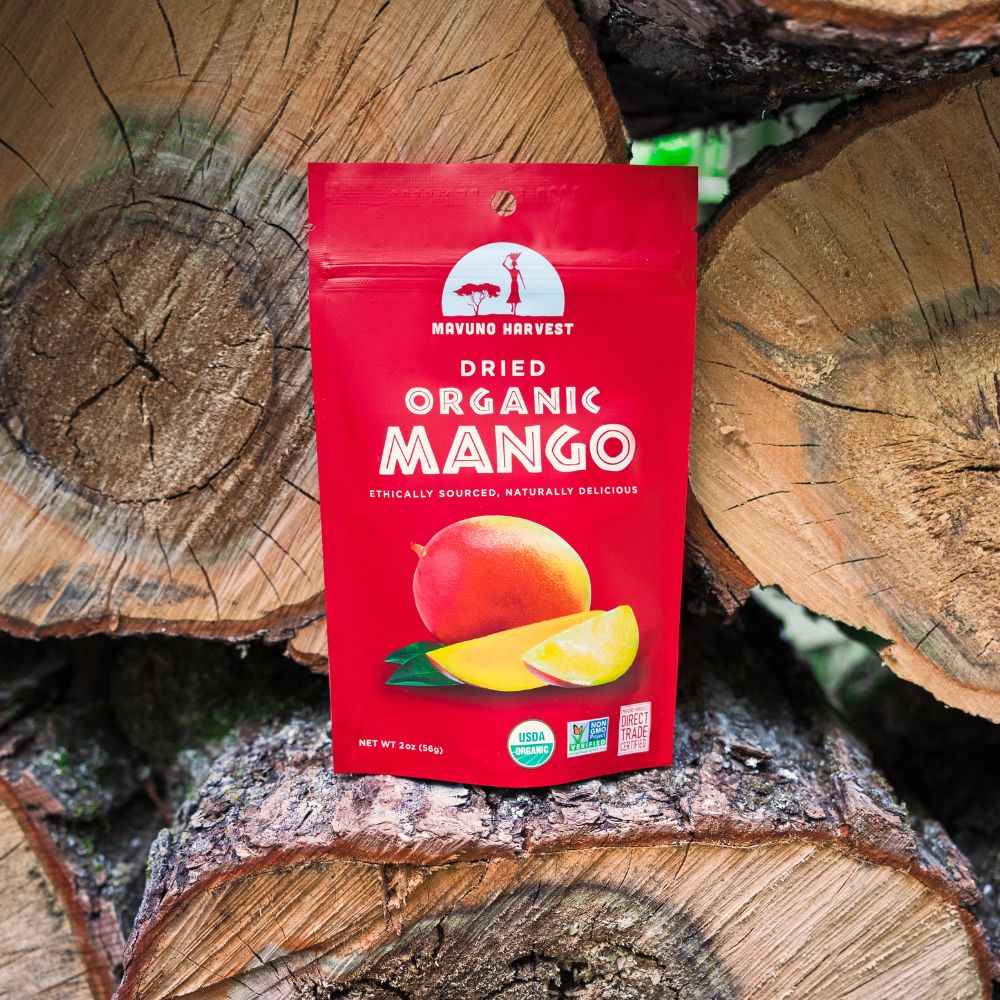 Mavuno Harvest Organic Dried Mango 2oz lifestyle image