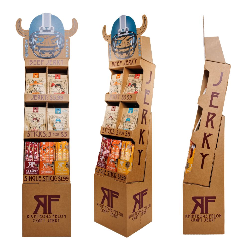 Jerky & Stick Combo Shipper Display