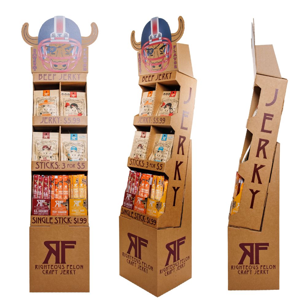 Jerky & Stick Combo Shipper Display