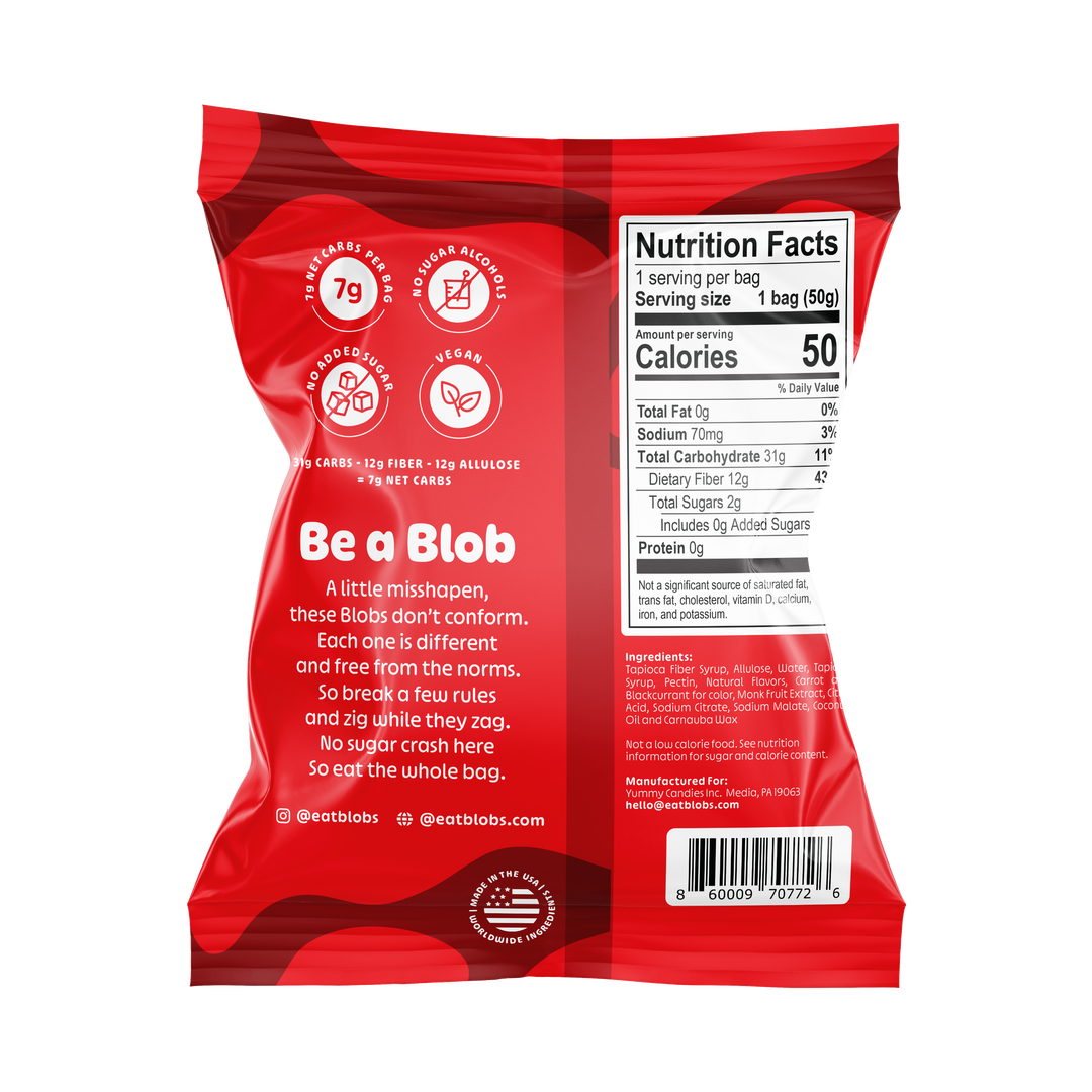 Blobs Pomegranate Apple Gummy Candy 1.8oz (6ct)