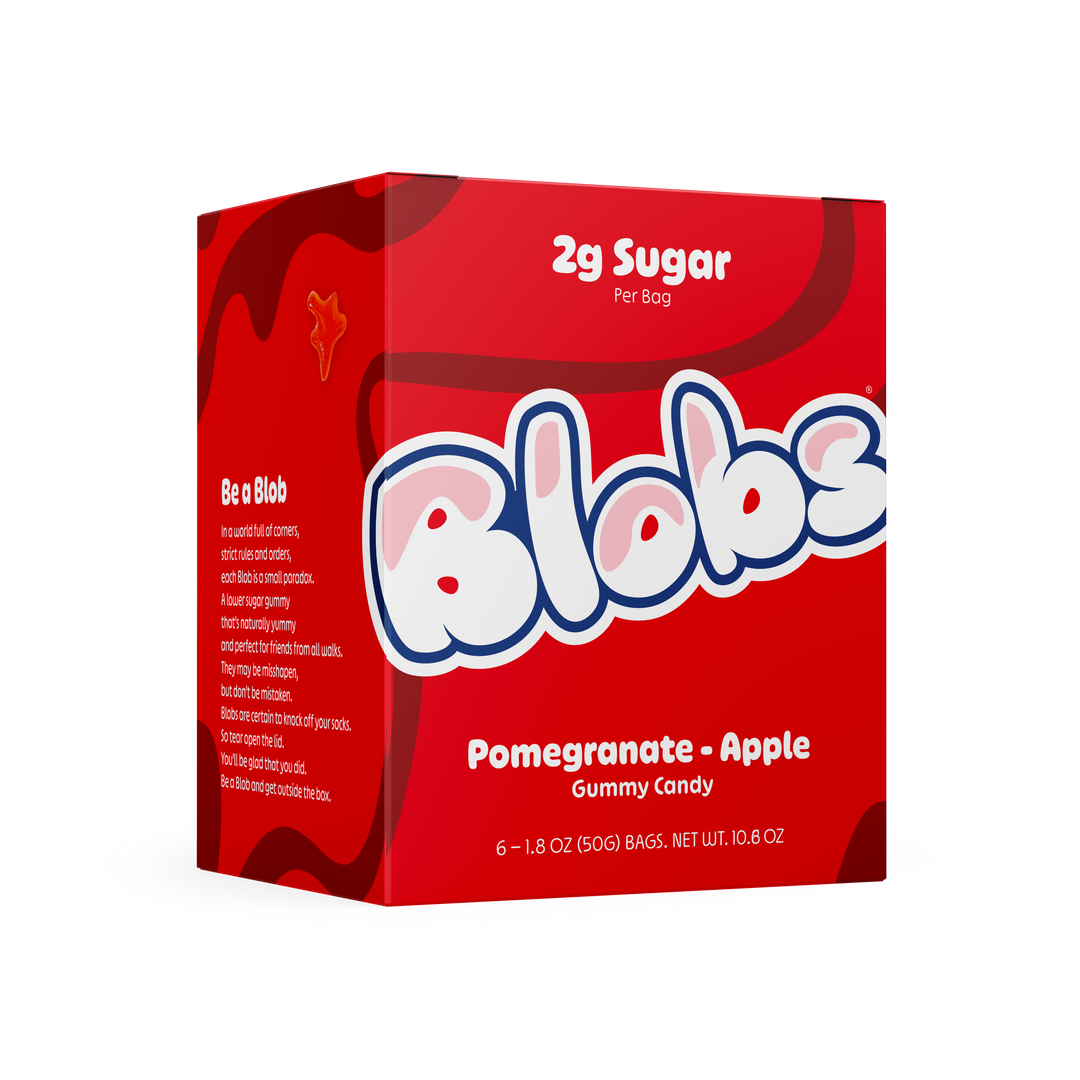 Blobs Pomegranate Apple Gummy Candy 1.8oz (6ct)