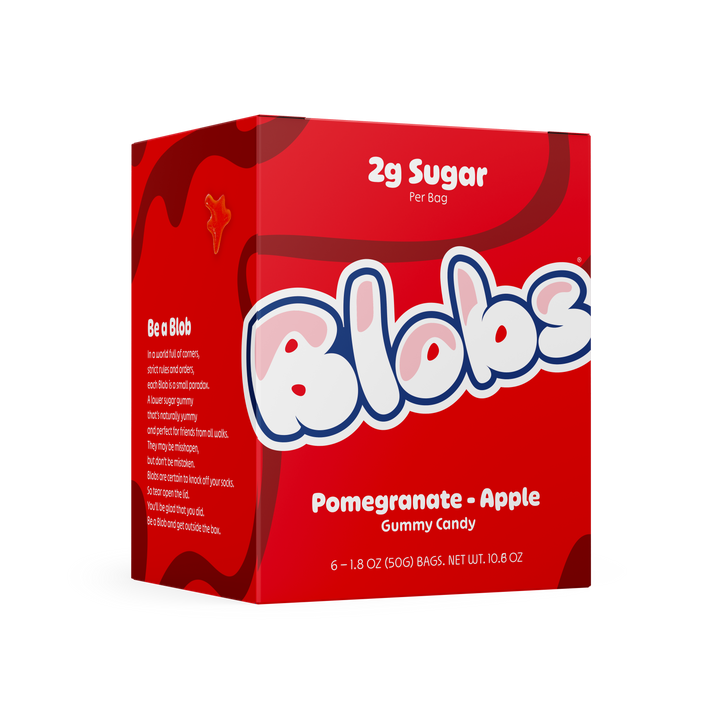 Blobs Pomegranate Apple Gummy Candy 1.8oz (6ct)