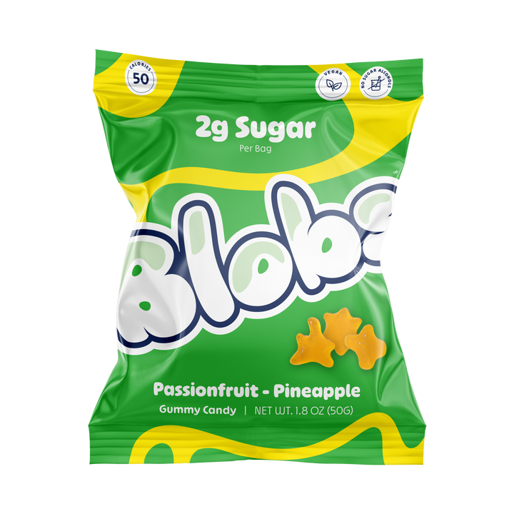 Blobs Passion Fruit Pineapple Gummy Candy 1.8oz (6ct)