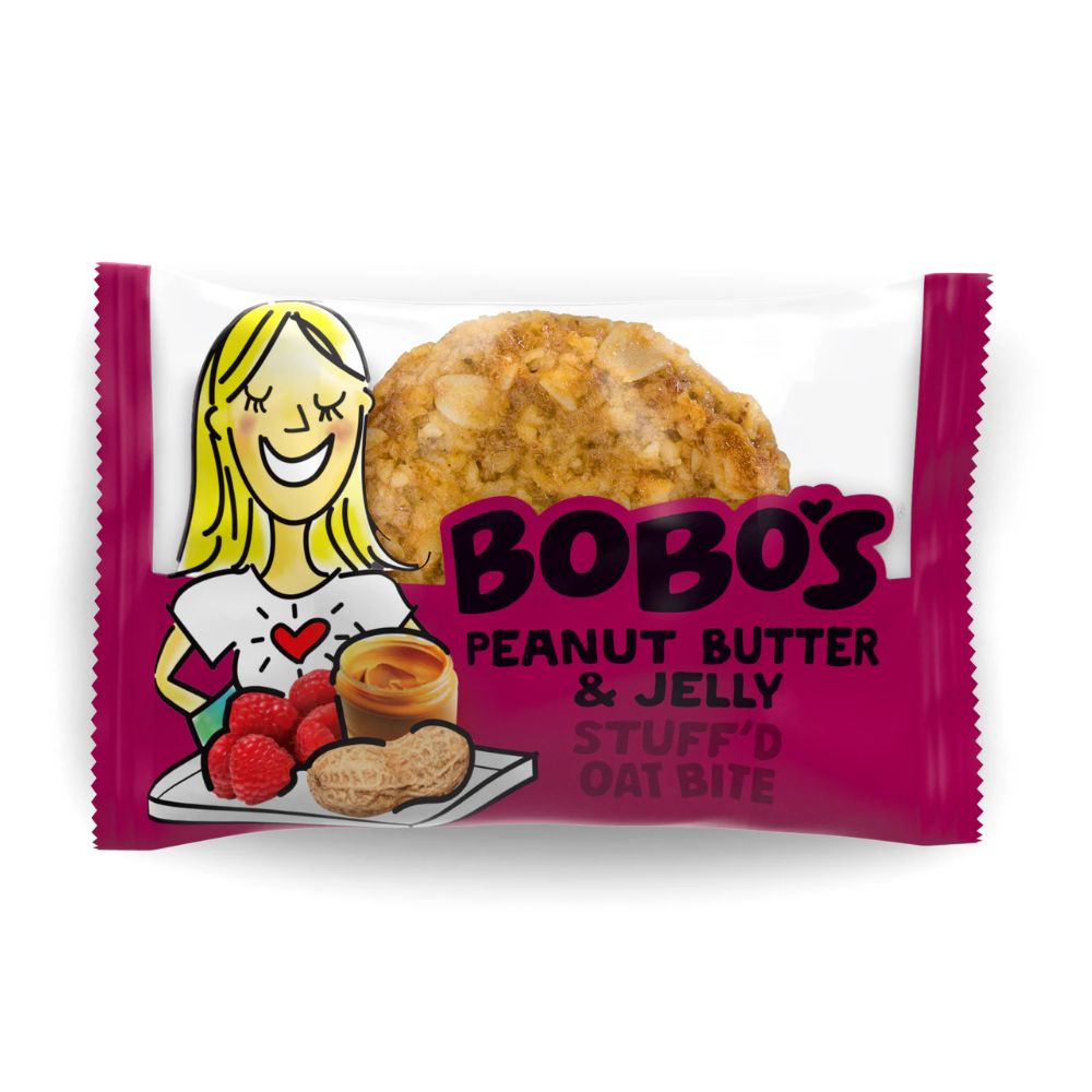 Bobos Peanut Butter Jelly Stuffd Oat Bites 1.3oz