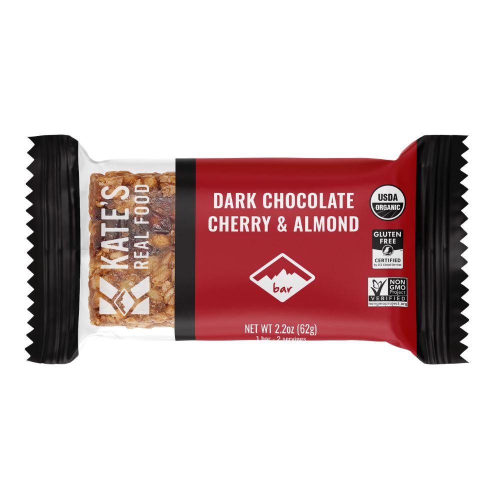 Kate's Real Food Dark Chocolate Cherry & Almond Oat Energy Bar 2.2oz