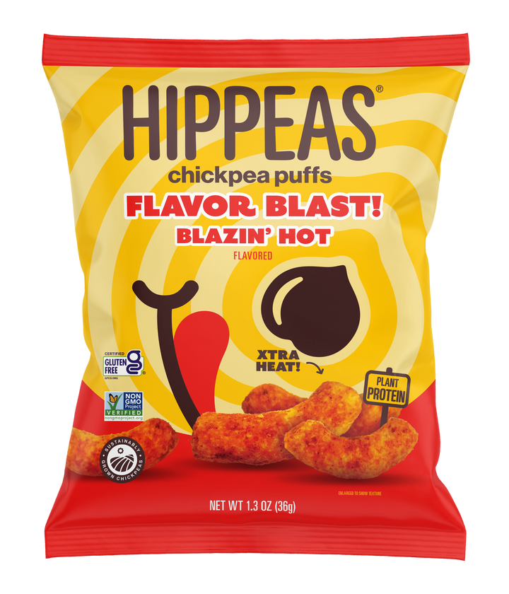 Hippeas Blazin' Hot Chickpea Puffs 1.3oz (12ct)