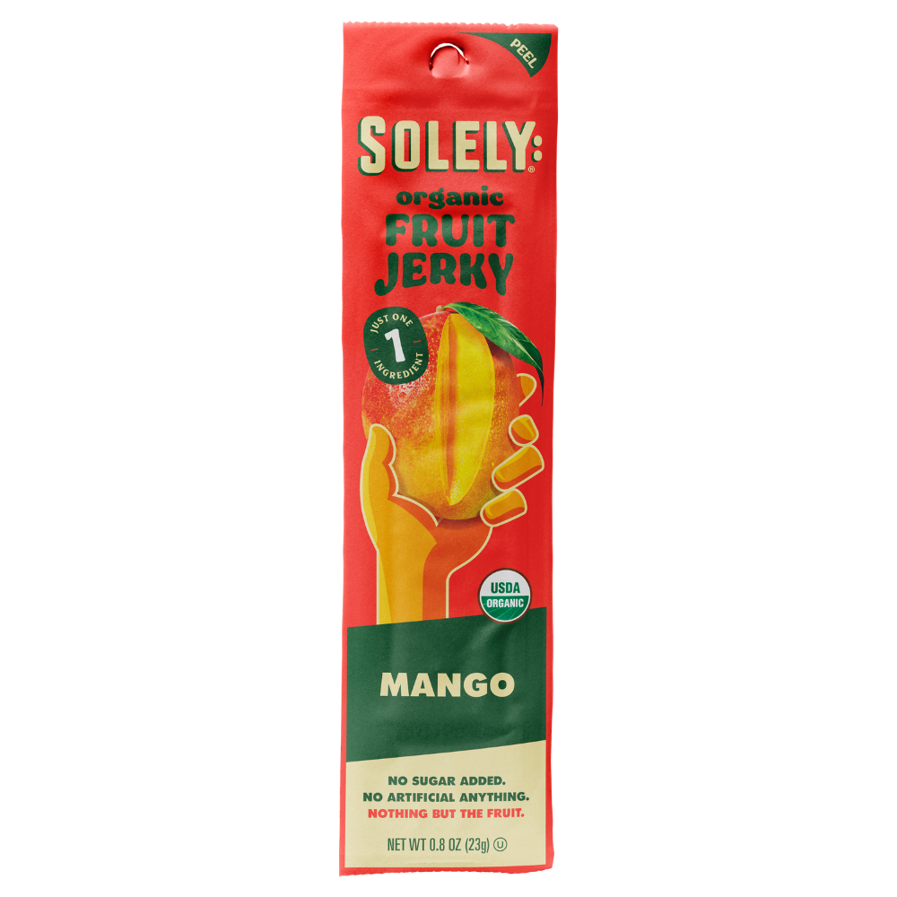 Solely Organic Fruit Jerky: Mango