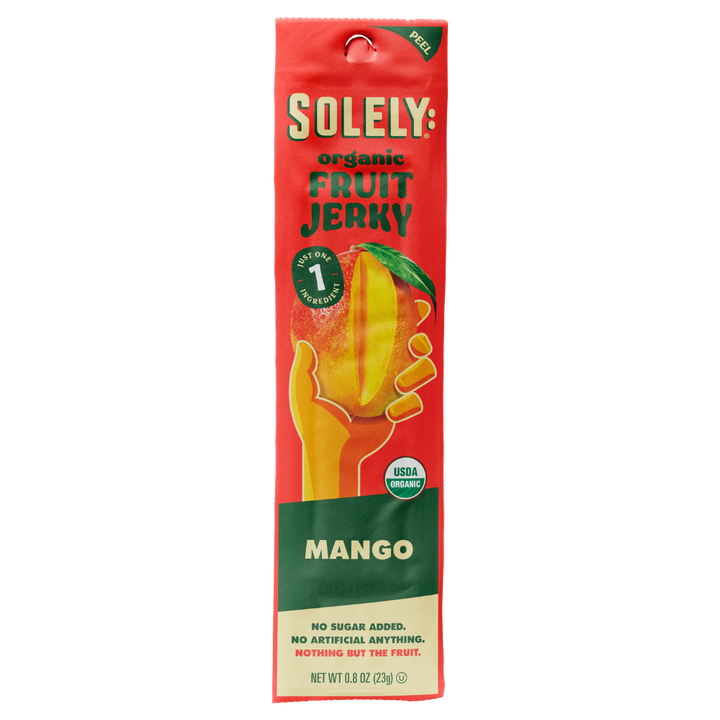 Solely Organic Fruit Jerky: Mango