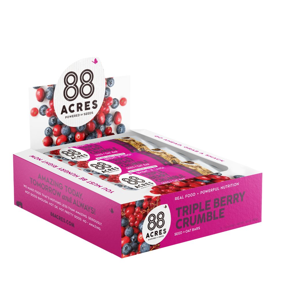 Triple Berry Crumble Seed + Oat Bar full case