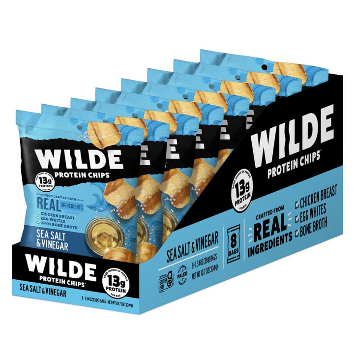 Wilde Chips - 1.34oz Salt & Vinegar Chicken full case