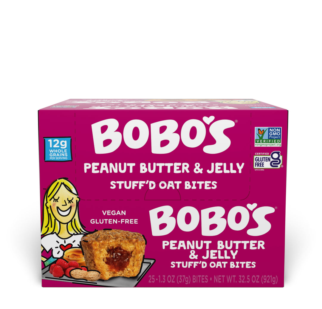 Bobo's Peanut Butter & Jelly Stuff'd Oat Bites 1.3oz (25ct)