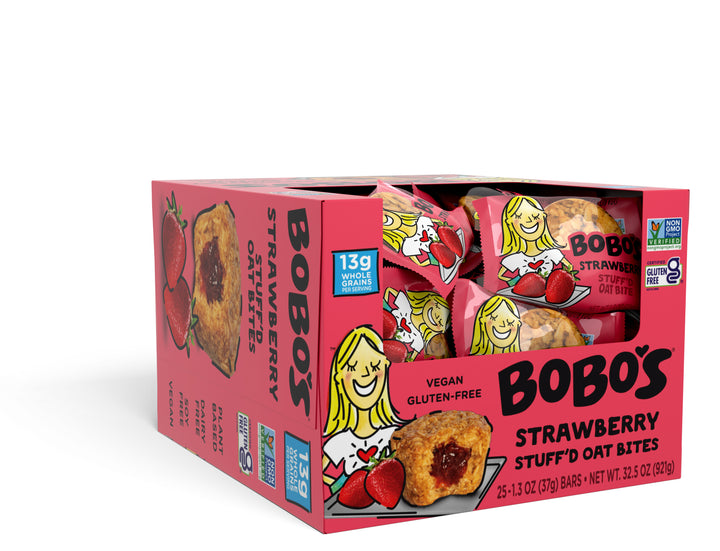 Bobo's Strawberry Stuff'd Oat Bites 1.3oz (25ct)